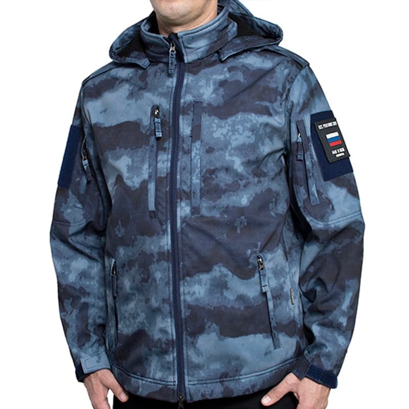 Куртка демисезонная Mistral XPS82-04 синий мох - SOFTSHELL