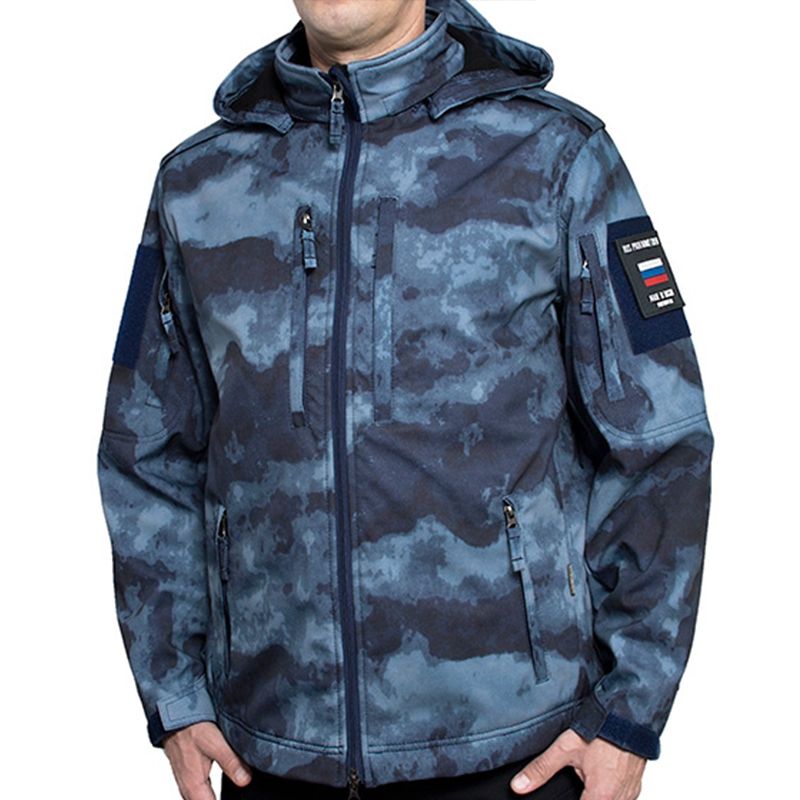 Куртка демисезонная Mistral XPS82-04 синий мох - SOFTSHELL
